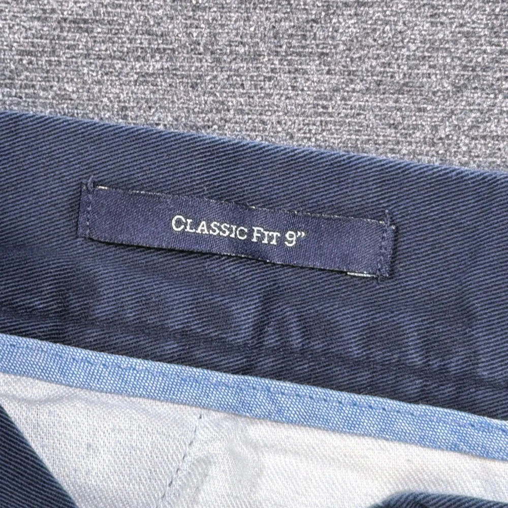 Polo Ralph Lauren Shorts Mens 30 Navy Blue Classic Fit 9 Chino Cotton Twill Pony